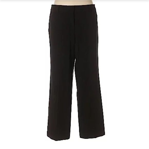 Roz & Ali Black Pull on Ankle Pants - Picture 1 of 9